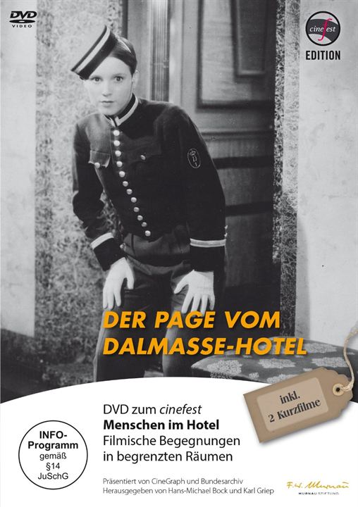 Der Page vom Dalmasse-Hotel : Kinoposter