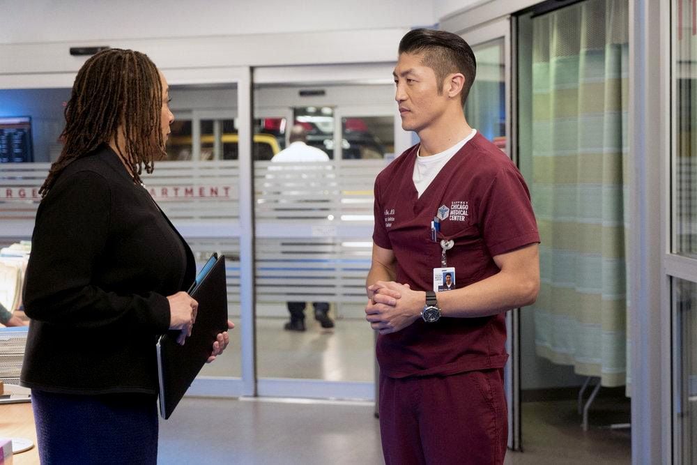 Chicago Med : Bild Brian Tee, S. Epatha Merkerson