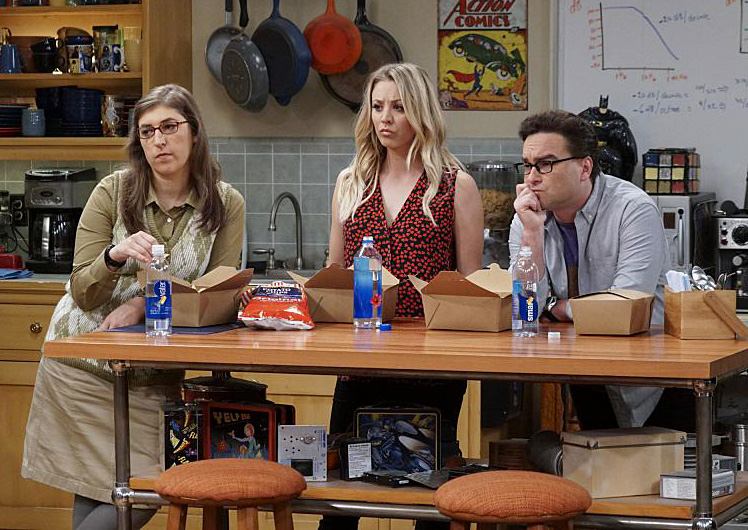 The Big Bang Theory : Bild Kaley Cuoco, Mayim Bialik, Johnny Galecki