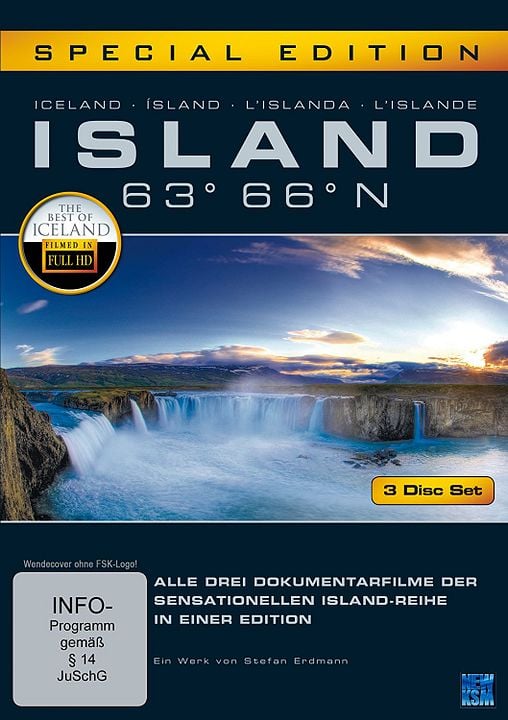 Island 63° 66° N - Eine phantastische Reise durch ein phantastisches Land : Kinoposter