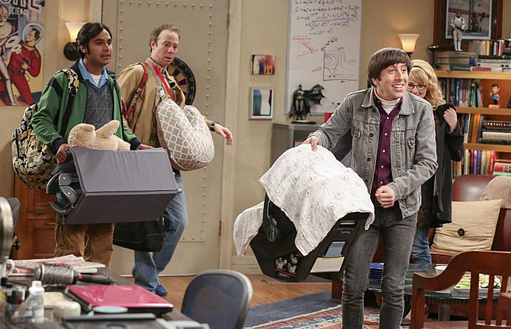The Big Bang Theory : Bild Melissa Rauch, Kunal Nayyar, Kevin Sussman, Simon Helberg