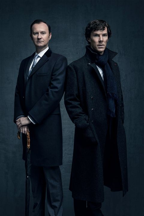 Bild Mark Gatiss, Benedict Cumberbatch