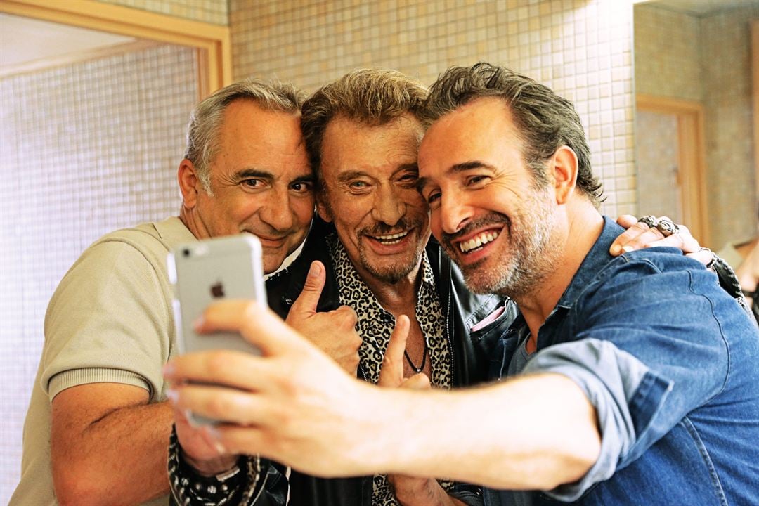 Chacun sa vie : Bild Antoine Duléry, Johnny Hallyday, Jean Dujardin