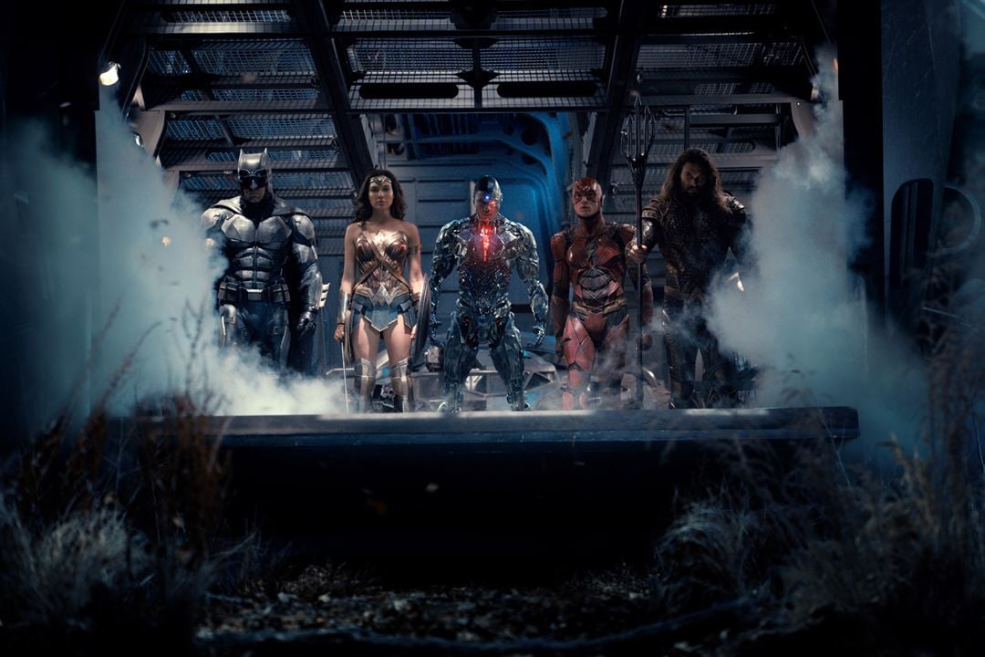 Justice League : Bild Jason Momoa, Ben Affleck, Ezra Miller, Gal Gadot, Ray Fisher