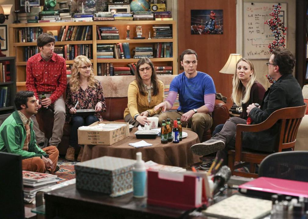 The Big Bang Theory : Bild Jim Parsons, Mayim Bialik, Kaley Cuoco, Kunal Nayyar, Melissa Rauch, Simon Helberg, Johnny Galecki