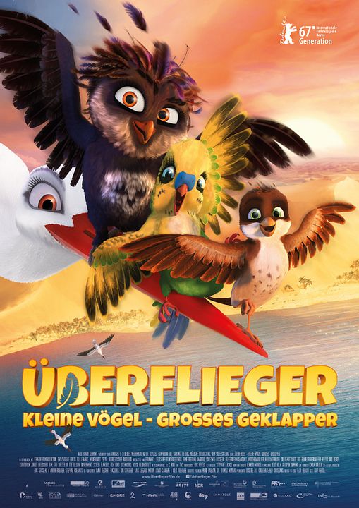 Überflieger - Kleine Vögel, großes Geklapper : Kinoposter