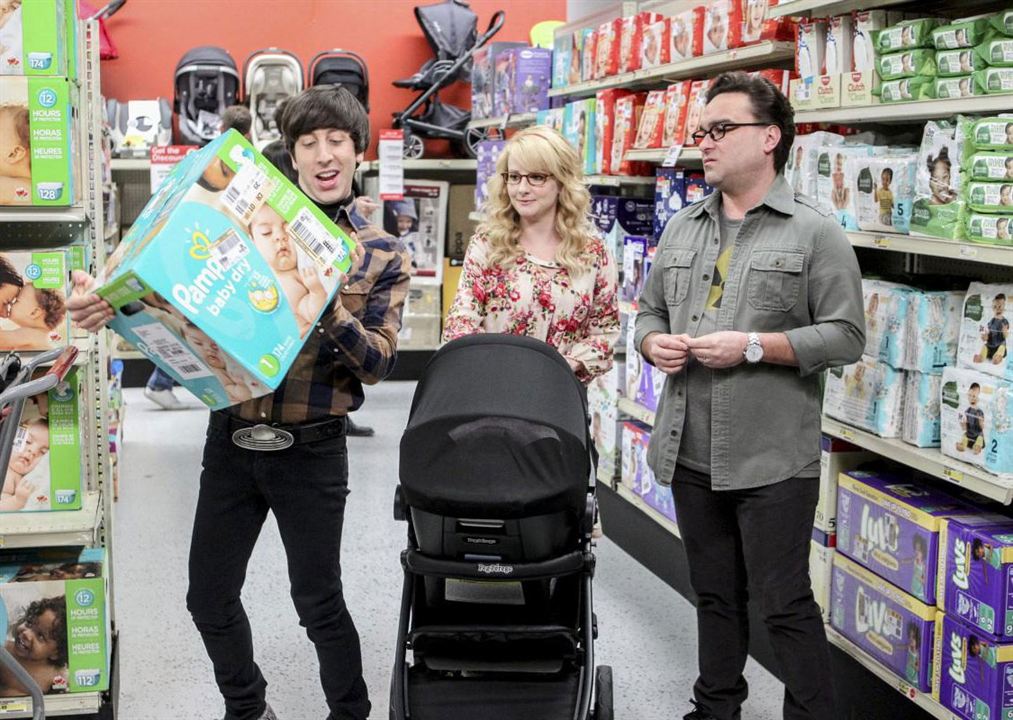 The Big Bang Theory : Bild Simon Helberg, Johnny Galecki, Melissa Rauch