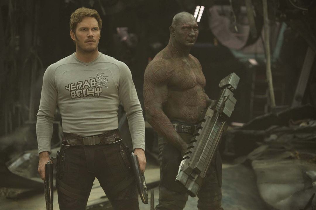 Guardians Of The Galaxy Vol. 2 : Bild Dave Bautista, Chris Pratt