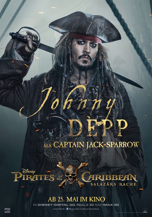 Pirates Of The Caribbean 5: Salazars Rache : Kinoposter
