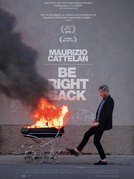 Maurizio Cattelan: Be Right Back : Kinoposter