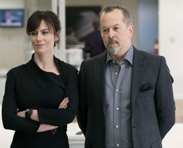 Billions : Bild Maggie Siff, David Costabile