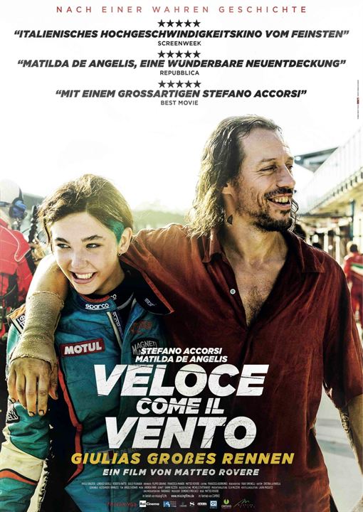 Veloce Come Il Vento - Giulias großes Rennen : Kinoposter