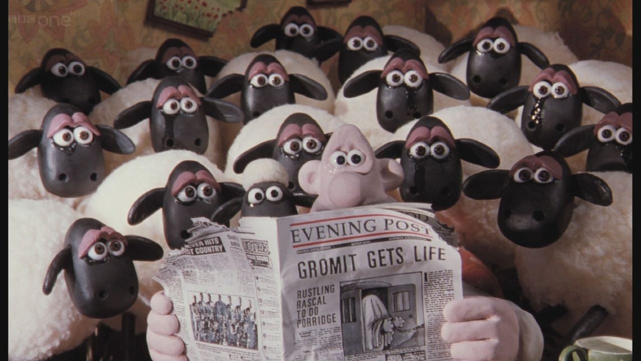 Wallace & Gromit unter Schafen : Bild