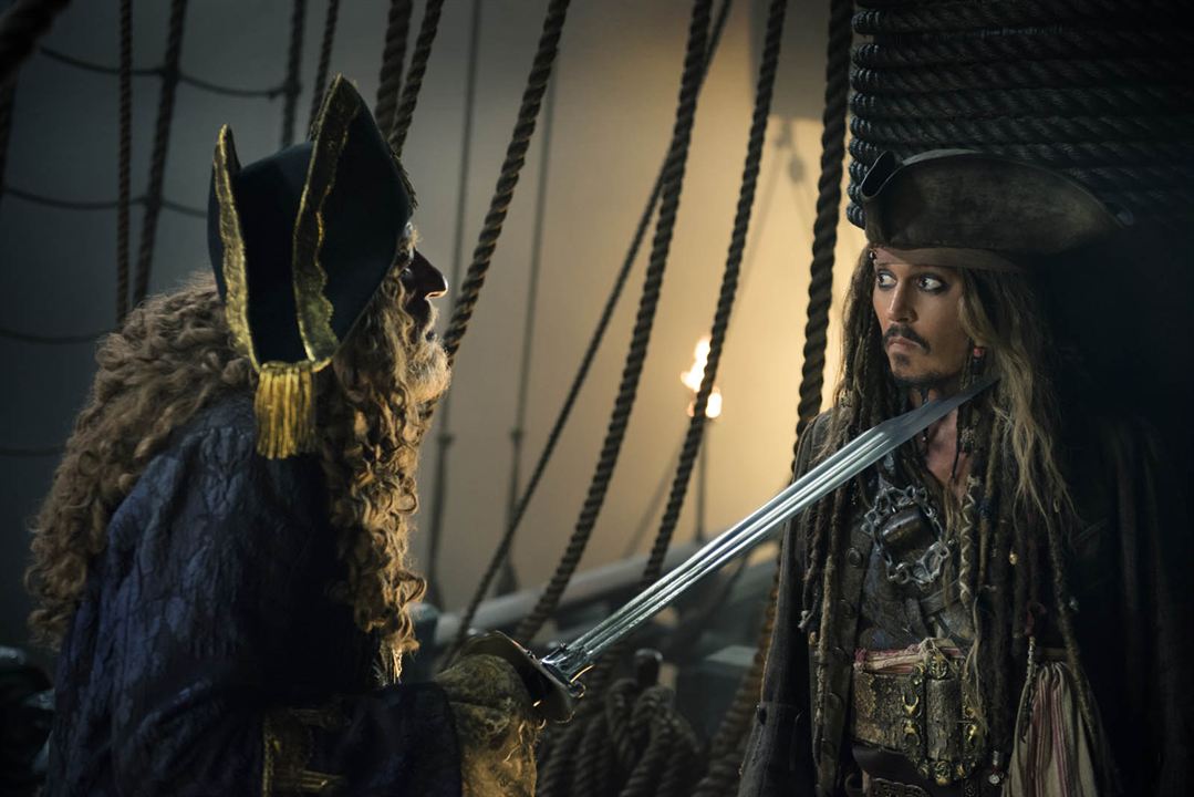 Pirates Of The Caribbean 5: Salazars Rache : Bild Johnny Depp, Geoffrey Rush