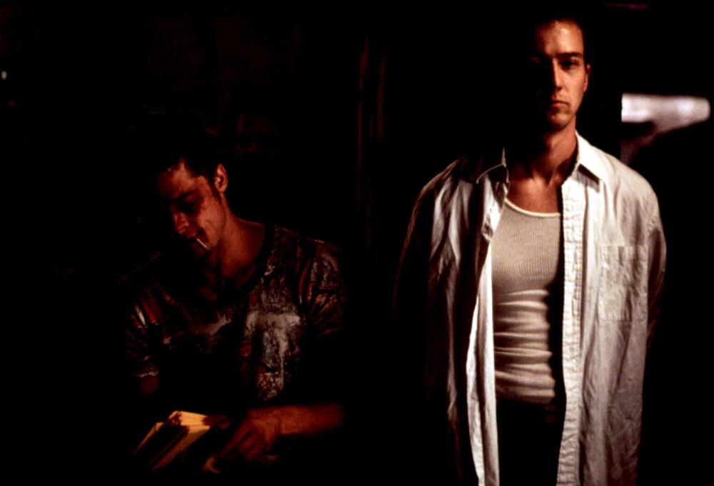 Fight Club : Bild Brad Pitt, Edward Norton