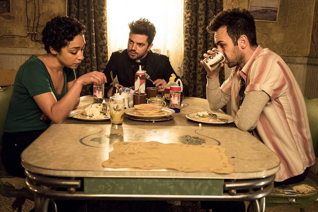 Preacher : Bild Joseph Gilgun, Ruth Negga, Dominic Cooper
