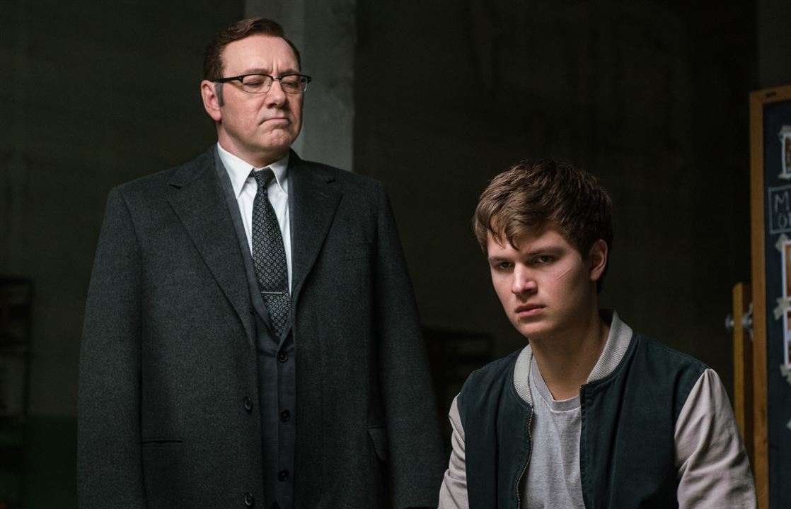 Baby Driver : Bild Kevin Spacey, Ansel Elgort