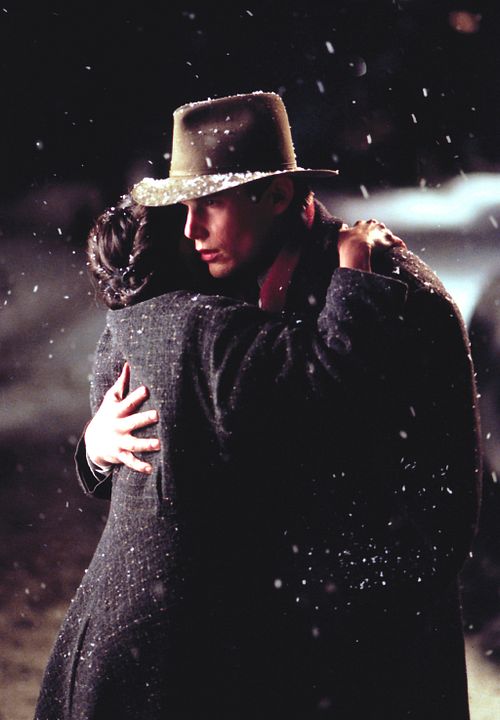 Schnee, der auf Zedern fällt : Bild Ethan Hawke