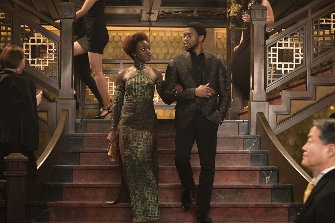 Black Panther : Bild Chadwick Boseman, Lupita Nyong'o