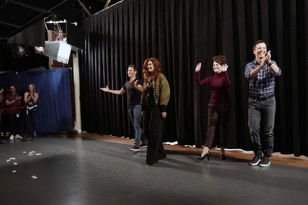 Will & Grace : Bild Debra Messing, Megan Mullally, Sean Hayes, Eric McCormack
