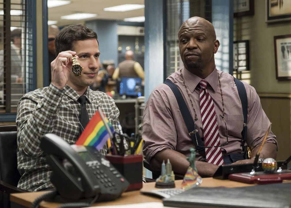 Brooklyn Nine-Nine : Bild Andy Samberg, Terry Crews