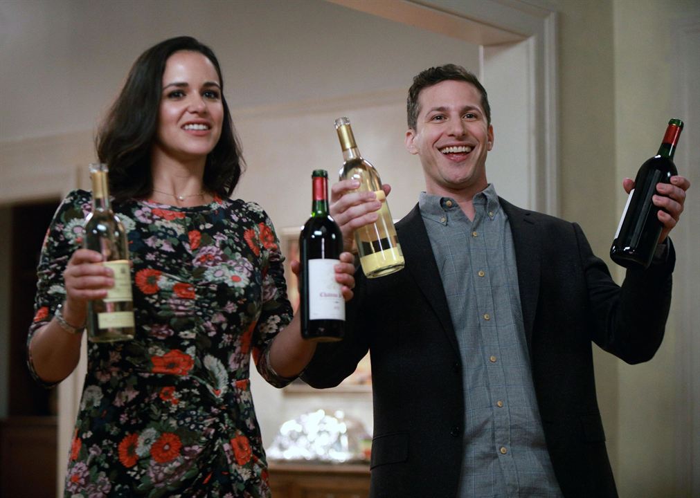 Brooklyn Nine-Nine : Bild Andy Samberg, Melissa Fumero