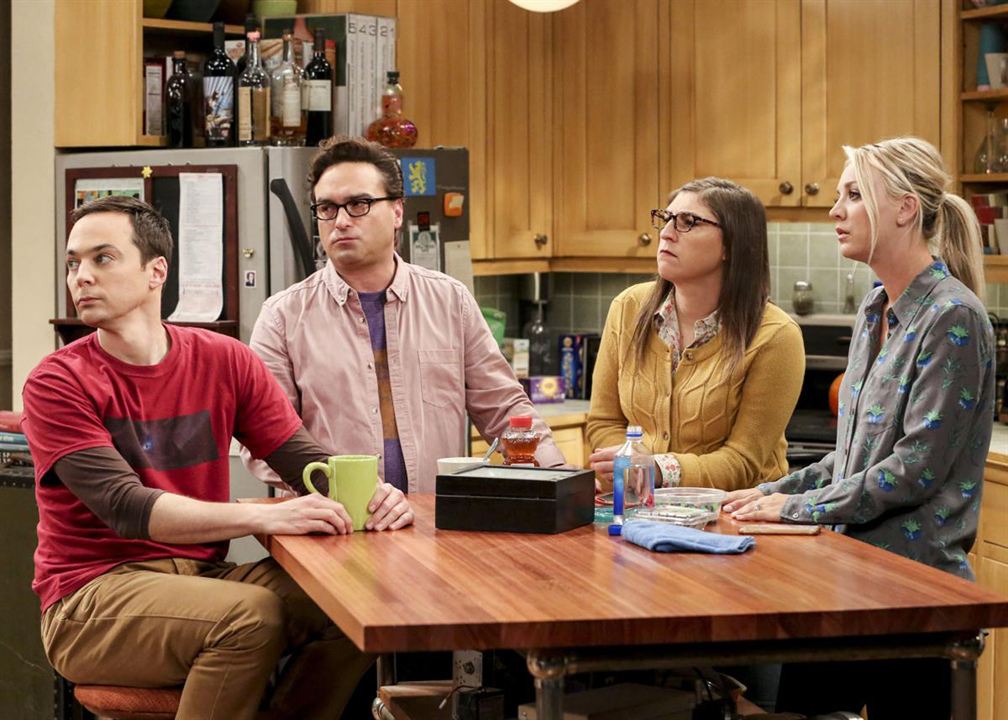 The Big Bang Theory : Bild Jim Parsons, Mayim Bialik, Kaley Cuoco, Johnny Galecki