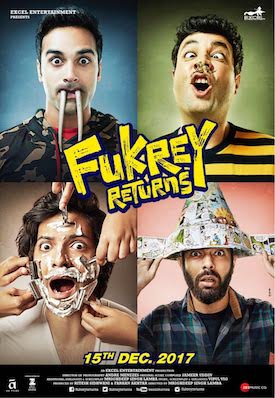 Fukrey Returns : Kinoposter