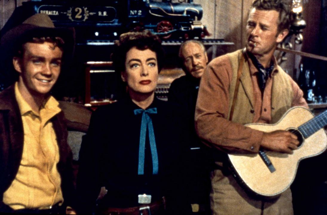 Johnny Guitar - Wenn Frauen hassen : Bild Sterling Hayden, Nicholas Ray, Joan Crawford