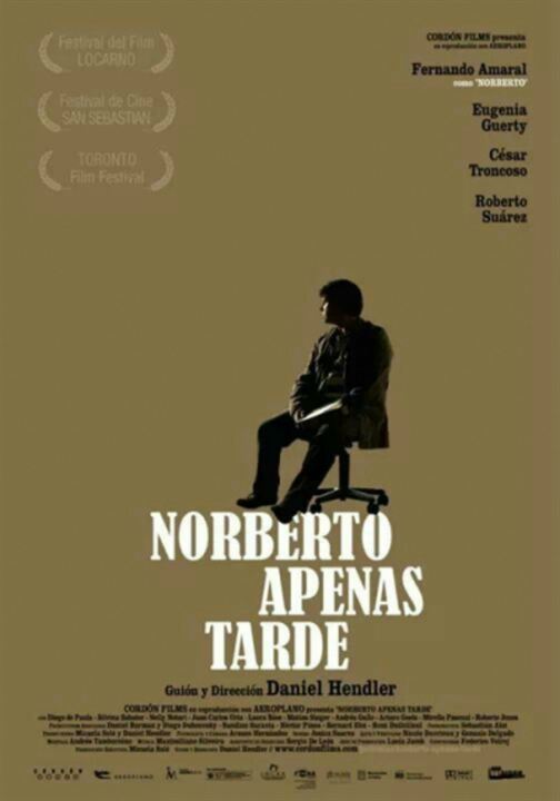 Norberto apenas tarde : Kinoposter