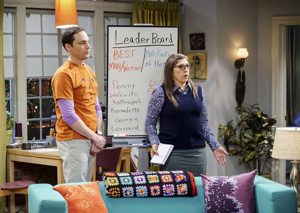 The Big Bang Theory : Kinoposter Mayim Bialik, Jim Parsons