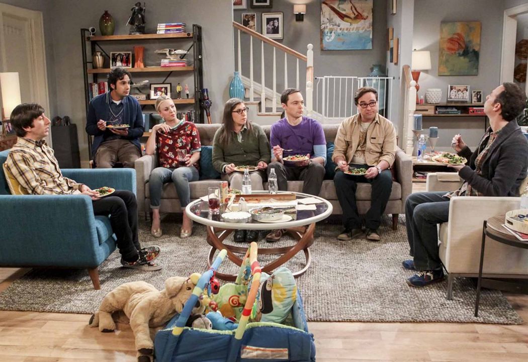 The Big Bang Theory : Bild Jim Parsons, Kunal Nayyar, Kevin Sussman, Mayim Bialik, Johnny Galecki, Simon Helberg, Kaley Cuoco