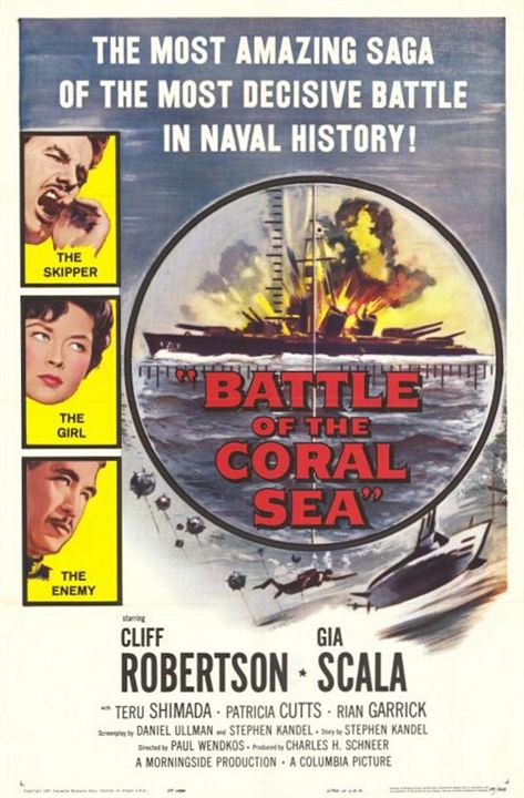 Schlacht im Korallenmeer : Kinoposter