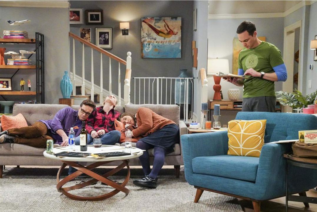 The Big Bang Theory : Bild Jim Parsons, Mayim Bialik, Kaley Cuoco, Melissa Rauch, Johnny Galecki
