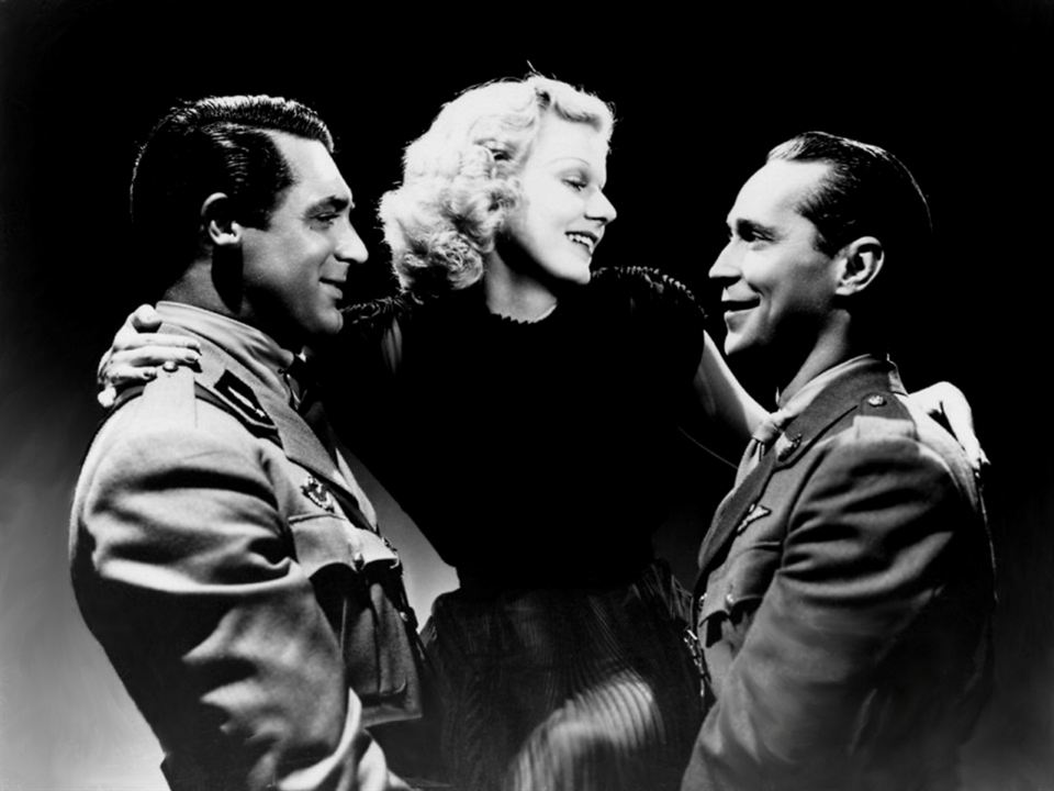 Bild Jean Harlow, Franchot Tone, Cary Grant