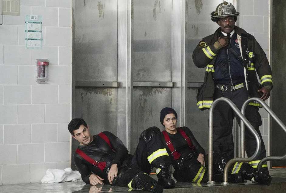 Chicago Fire : Bild Miranda Rae Mayo, Daniel Di Tomasso, Eamonn Walker