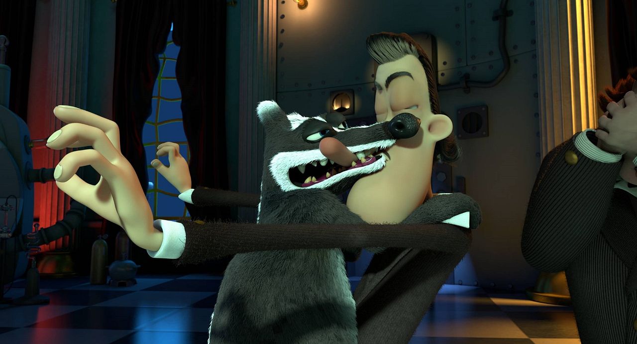 Zwei Freunde und ihr Dachs : Bild