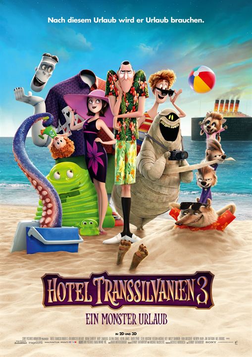 Hotel Transsilvanien 3 - Ein Monster Urlaub : Kinoposter