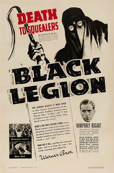 Geheimbund Schwarze Legion : Kinoposter