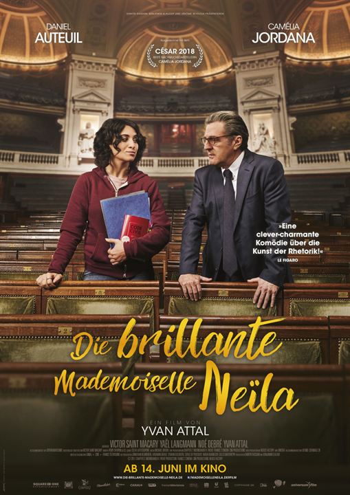 Die brillante Mademoiselle Neïla : Kinoposter