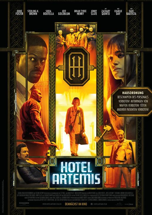 Hotel Artemis : Kinoposter