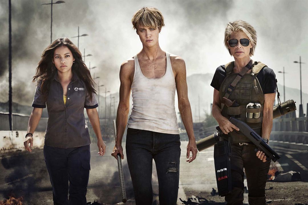 Terminator 6: Dark Fate : Bild Linda Hamilton, Mackenzie Davis, Natalia Reyes