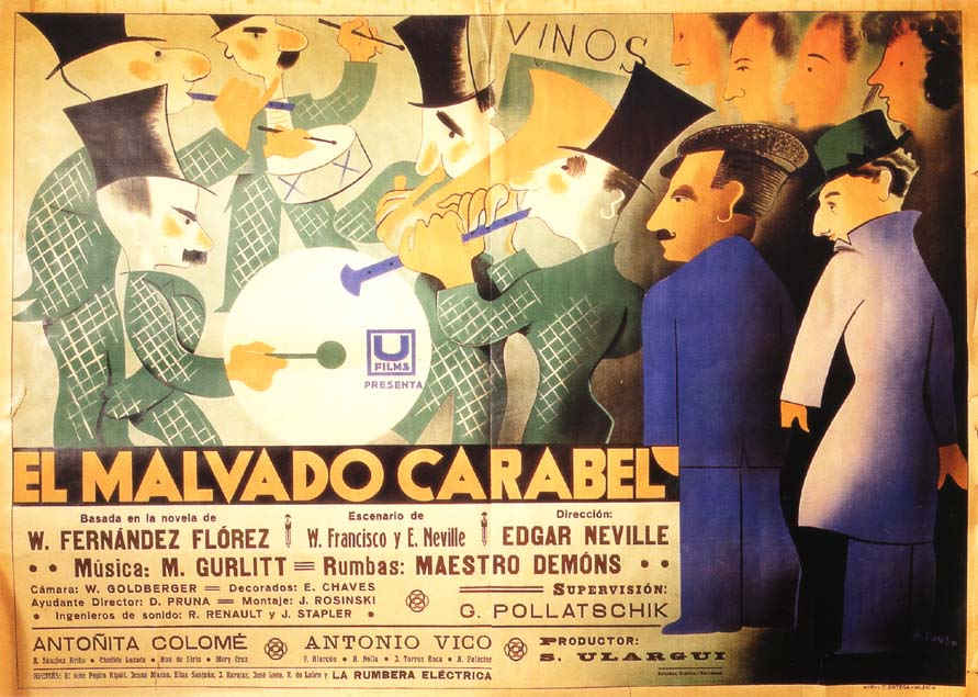 El malvado Carabel : Kinoposter