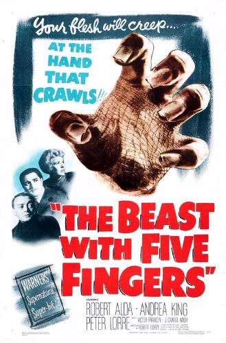 Die Bestie mit den fünf Fingern : Kinoposter