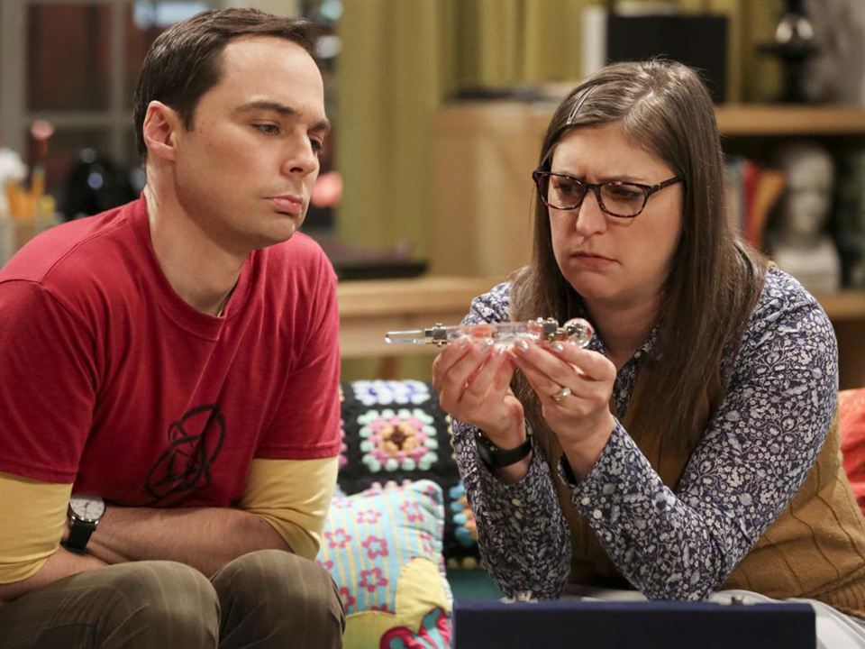 The Big Bang Theory : Kinoposter Jim Parsons, Mayim Bialik
