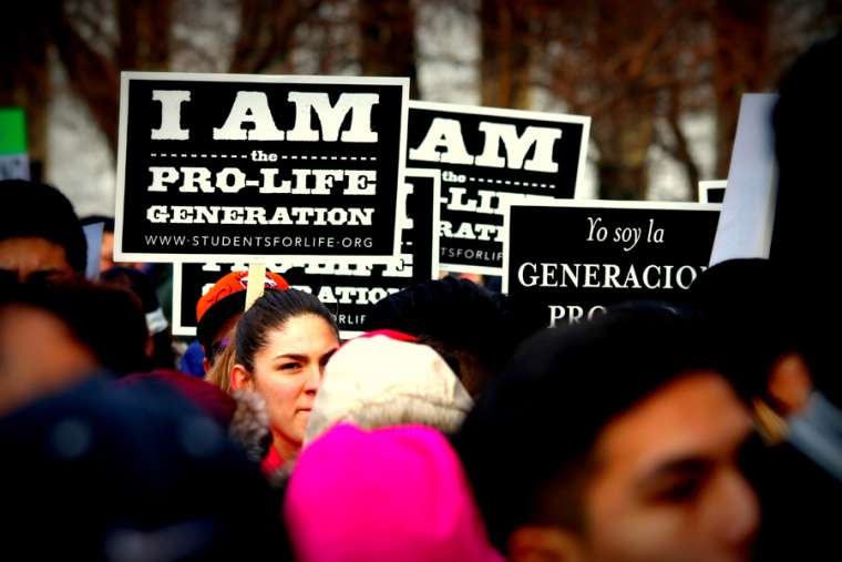 Selbstbestimmung ./. Politik - Abtreibung in den USA : Bild