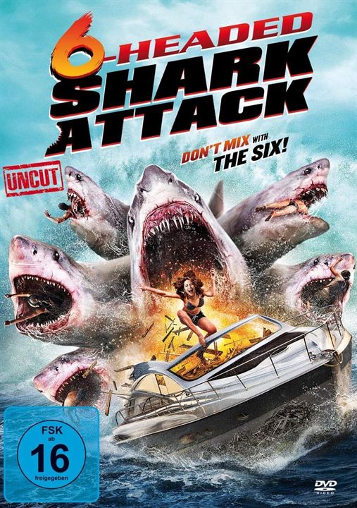 6-Headed Shark Attack : Kinoposter