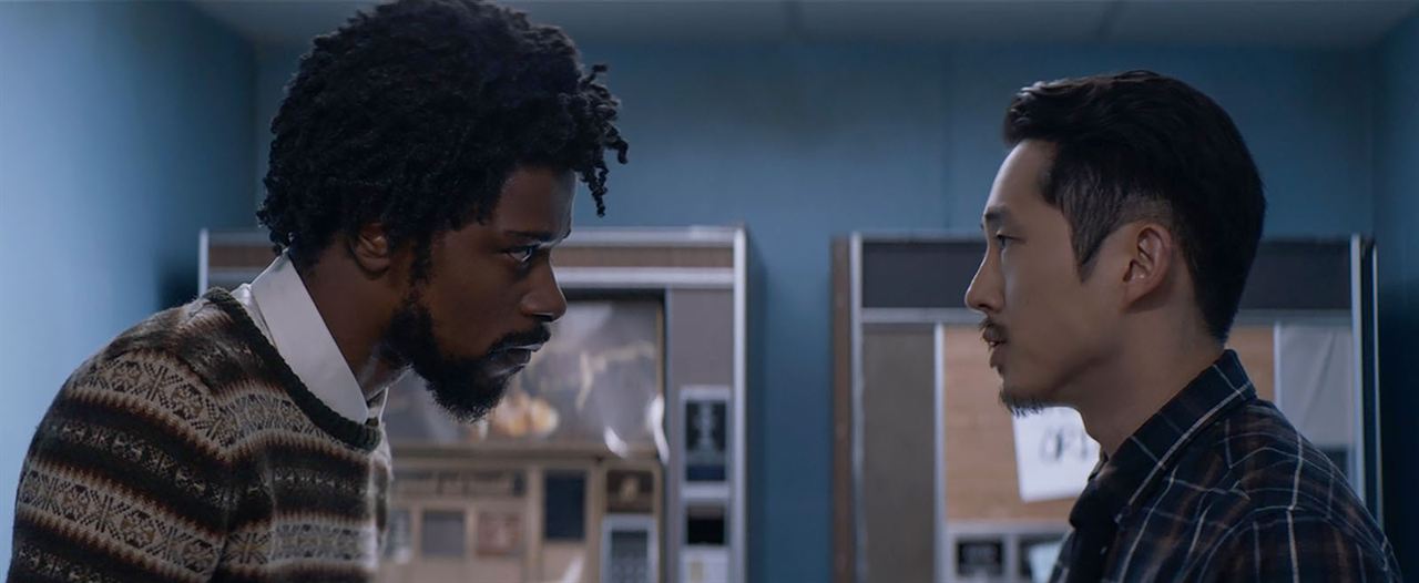 Sorry To Bother You : Bild Steven Yeun, Lakeith Stanfield