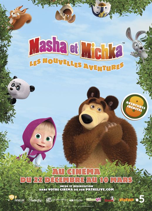 Masha et Michka - Les Nouvelles aventures : Kinoposter