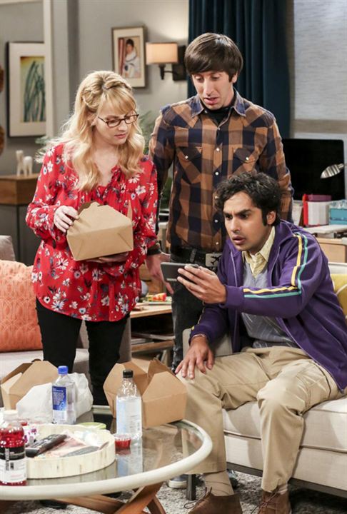 The Big Bang Theory : Bild Melissa Rauch, Simon Helberg, Kunal Nayyar